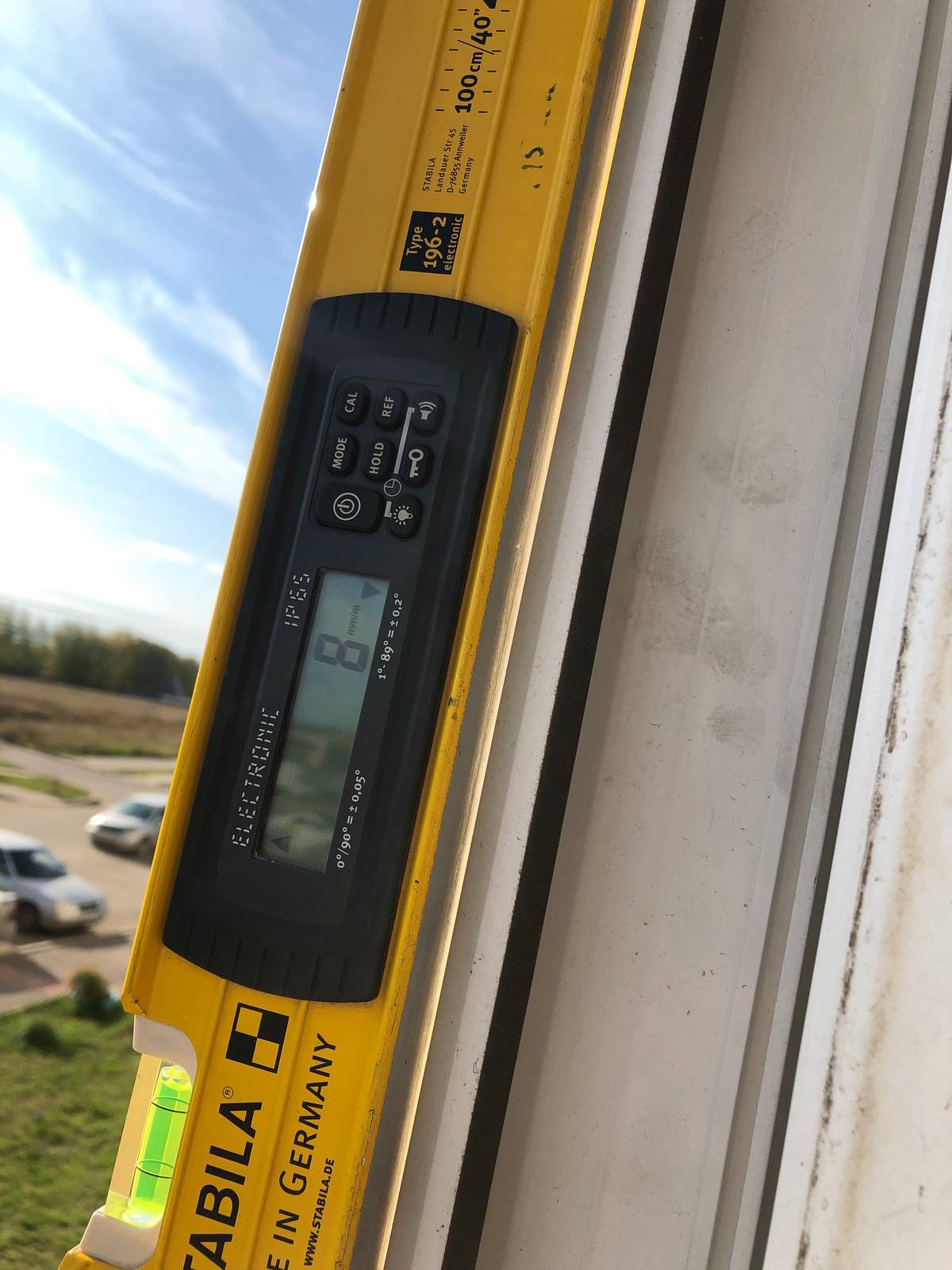 отклонение от вертикали